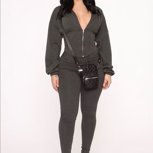 Brand New Corset Style Sweatsuit